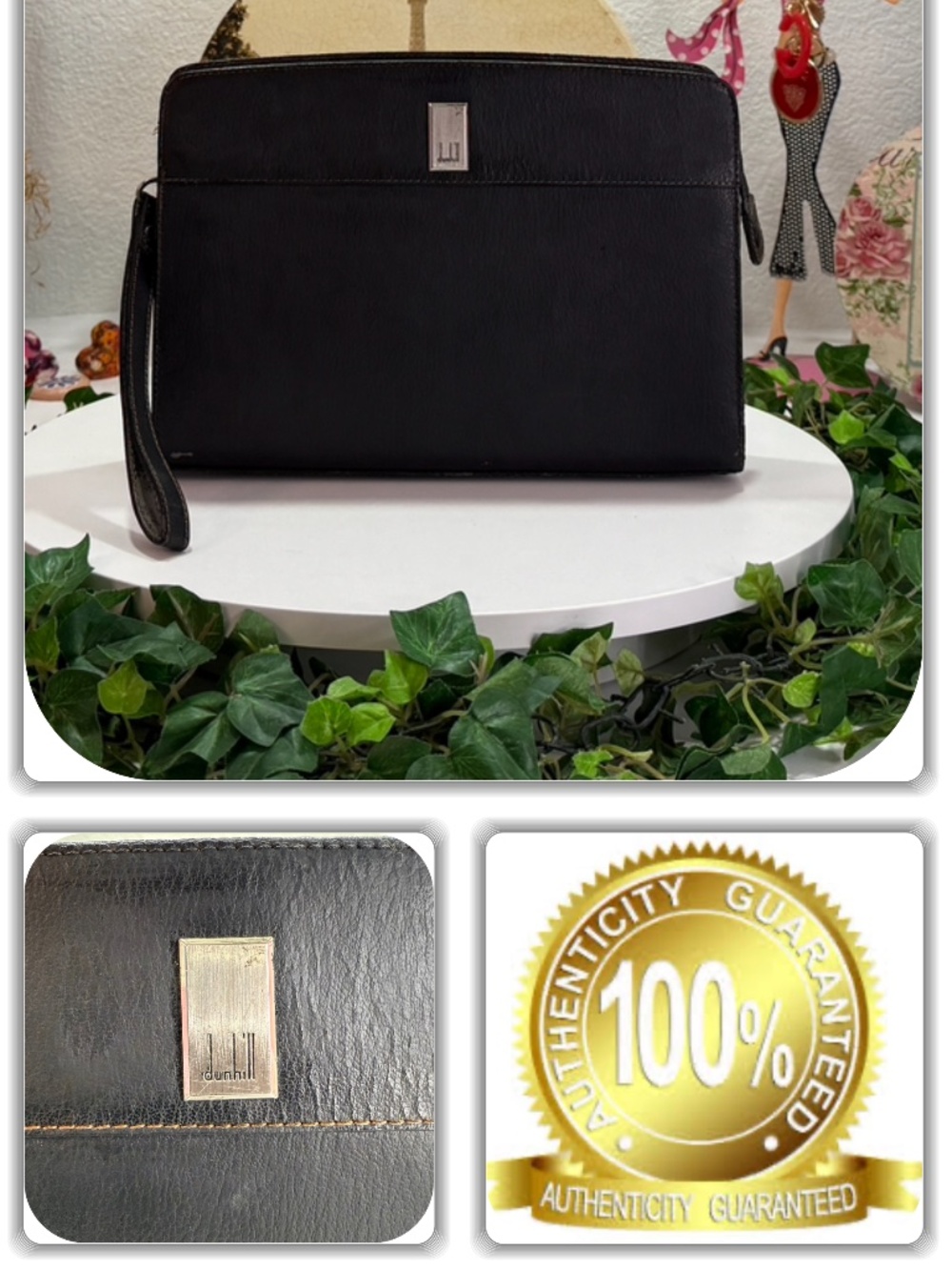 👛CHIC DUNHILL BLACK WRISTLET!👛